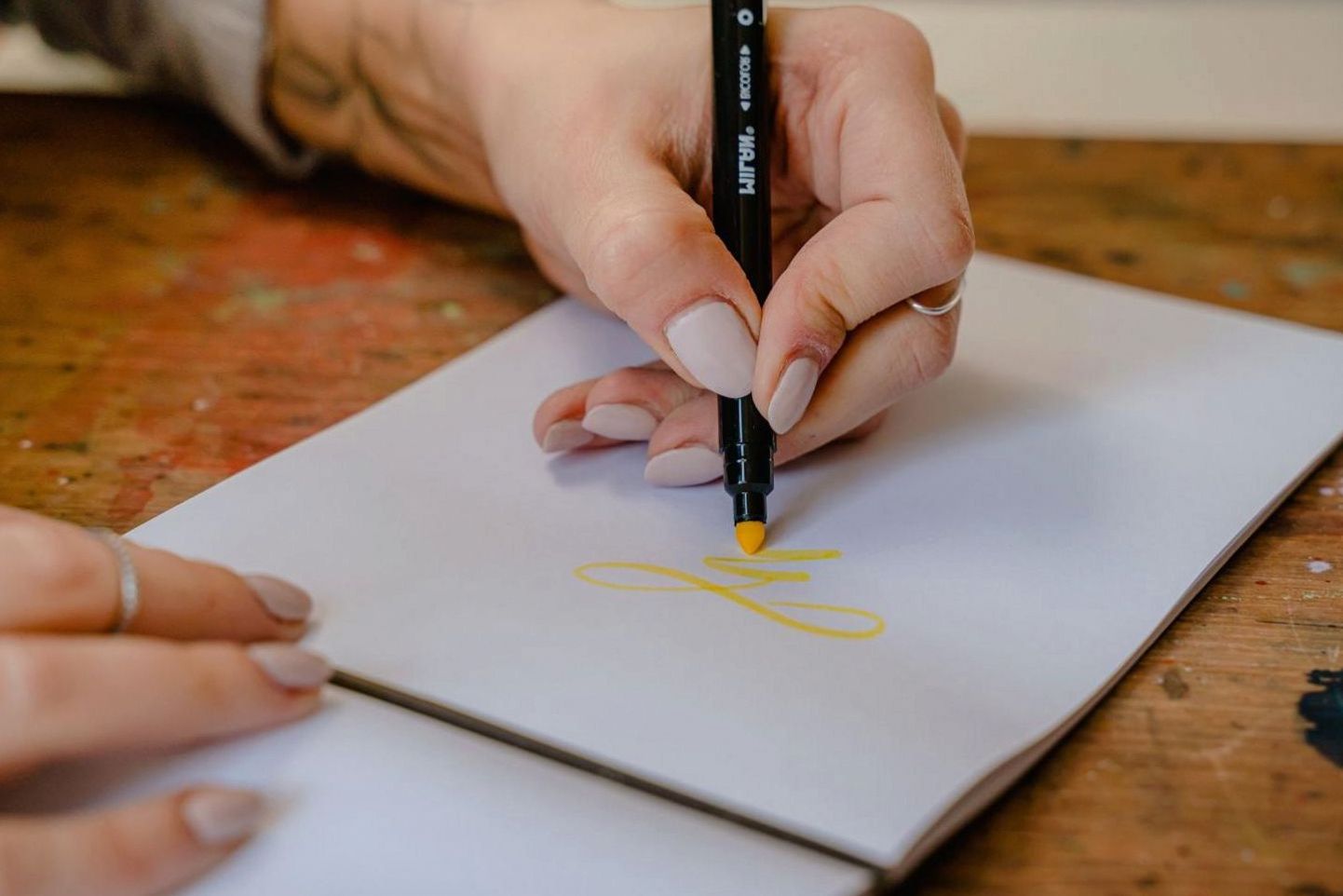 Calligraphy practice