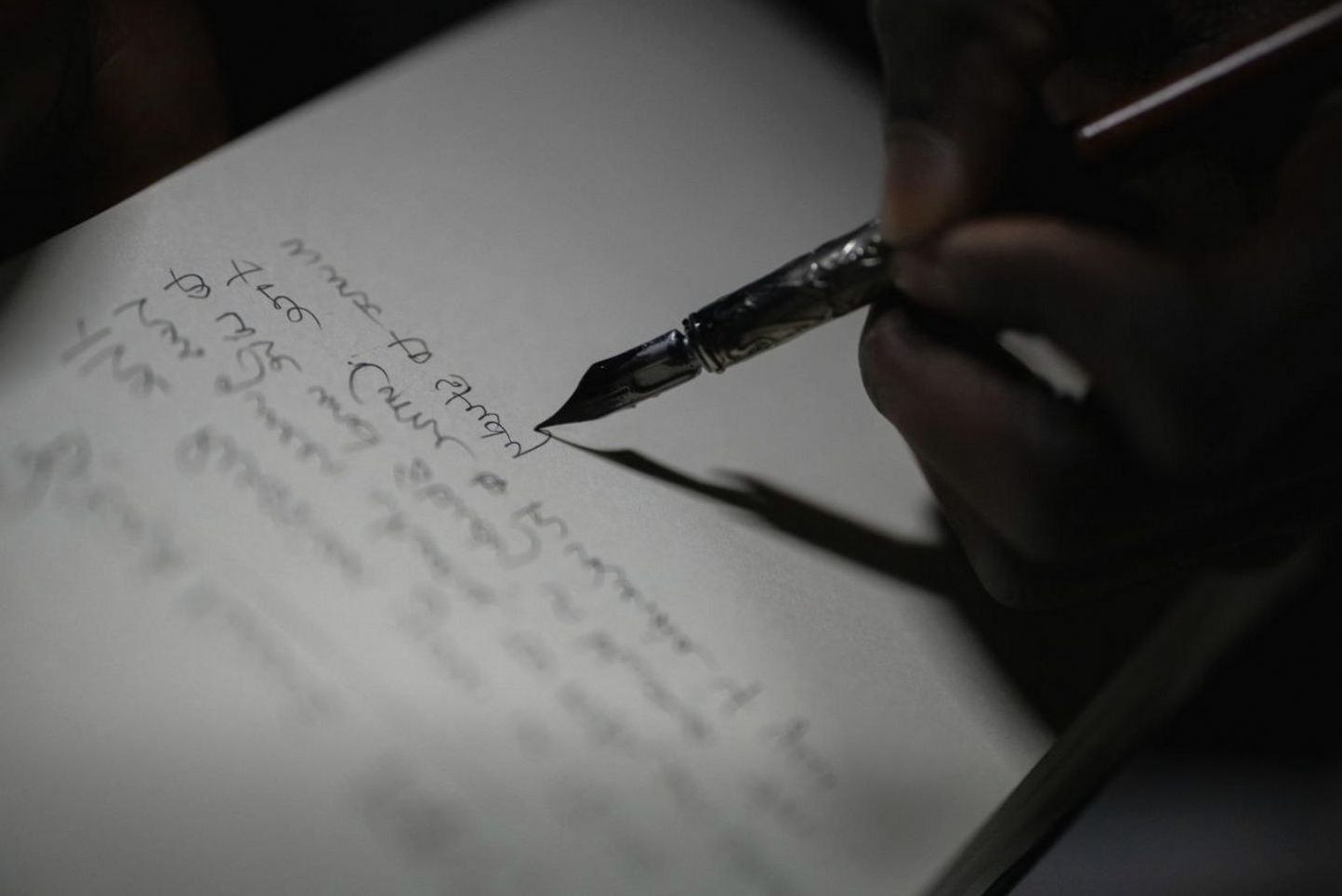 Handwriting in the atelier